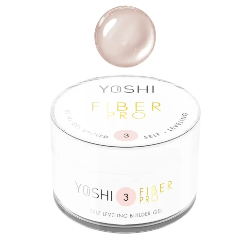 YOSHI Żel Samopoziomujący Fiber PRO Gel UV LED No3<b> 50ml</b>