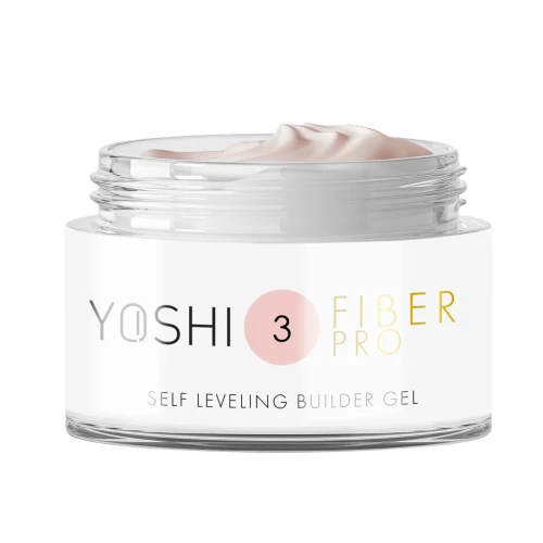 YOSHI Żel Samopoziomujący Fiber PRO Gel UV LED No3<b> 50ml</b>