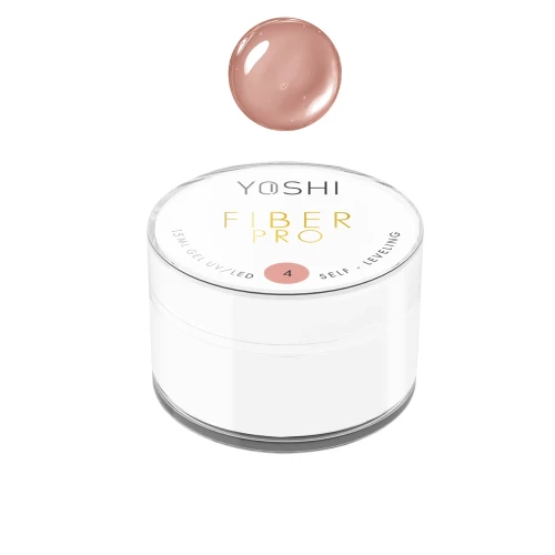 YOSHI Żel Samopoziomujący Fiber PRO Gel UV LED No4<b> 15ml</b>