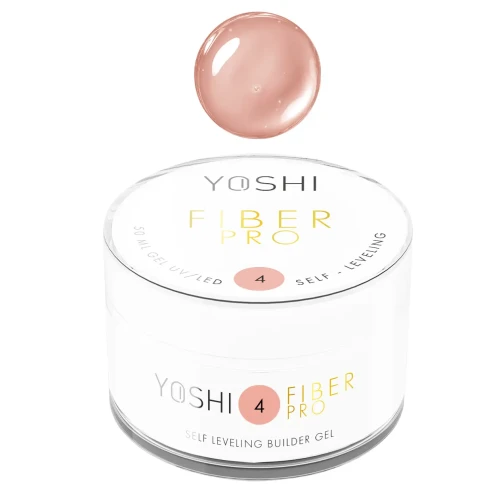 YOSHI Żel Samopoziomujący Fiber PRO Gel UV LED No4<b> 50ml</b>