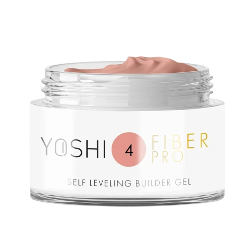 YOSHI Żel Samopoziomujący Fiber PRO Gel UV LED No4<b> 50ml</b>