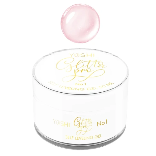 YOSHI Glitter PRO Gel UV LED No 1 <b>50ml</b>