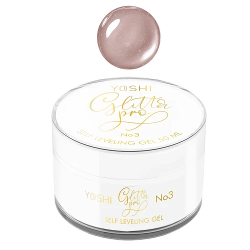 YOSHI Glitter PRO Gel UV LED No 3 <b>50ml</b>