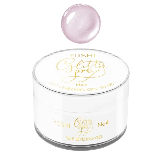 YOSHI Glitter PRO Gel UV LED No 4 <b>50ml</b>