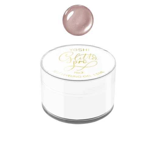 YOSHI Glitter PRO Gel UV LED No 3 <b>15ml</b>