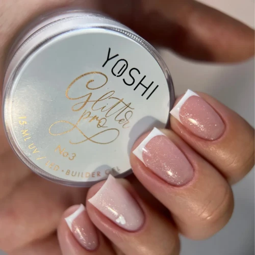 YOSHI Glitter PRO Gel UV LED No 3 <b>15ml</b>