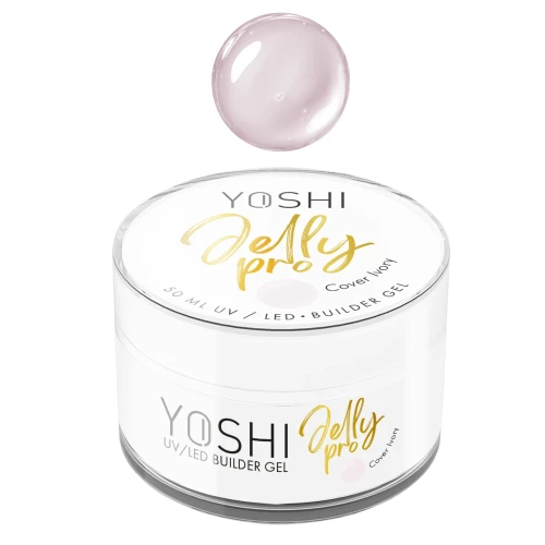YOSHI Żel Budujący Jelly PRO Gel UV LED Cover Ivory <b>50 ml</b>