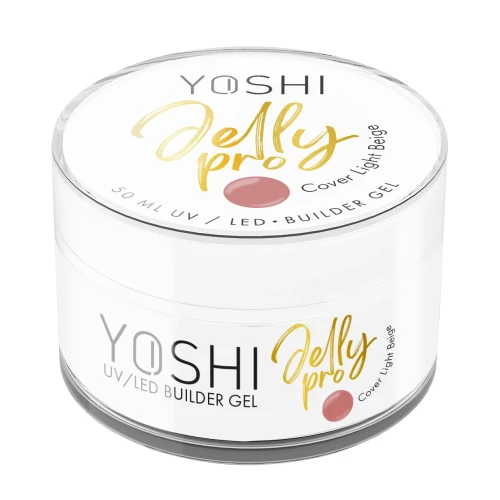 YOSHI Żel Budujący Jelly PRO Gel UV LED Cover Light Beige <b>50 ml</b>