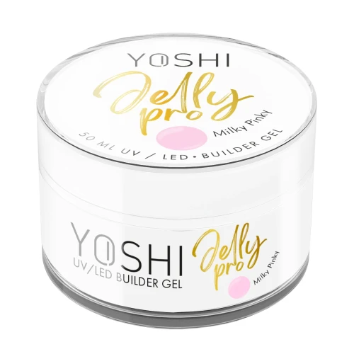YOSHI Żel Budujący Jelly PRO Gel UV LED Milky Pinky <b>50 ml</b>
