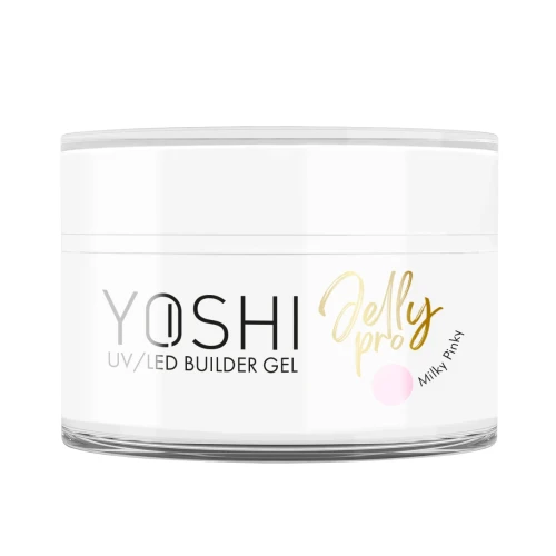 YOSHI Żel Budujący Jelly PRO Gel UV LED Milky Pinky <b>50 ml</b>