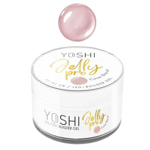 YOSHI Żel Budujący Jelly PRO Gel UV LED Cover Biscuit <b>50 ml</b>