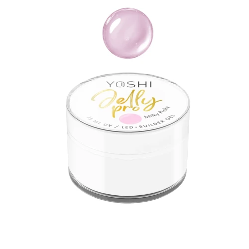 YOSHI Żel Budujący Jelly PRO Gel UV LED Milky Pinky <b>15 ml</b>