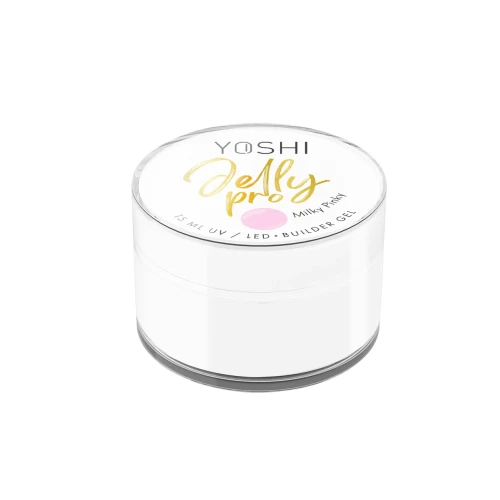 YOSHI Żel Budujący Jelly PRO Gel UV LED Milky Pinky <b>15 ml</b>