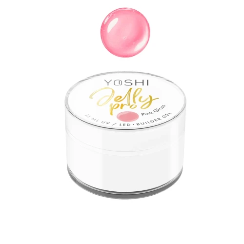 YOSHI Żel Budujący Jelly PRO Gel UV LED Pink Gloss <b>15ml</b>
