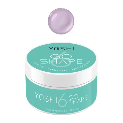 YOSHI Żel Samopoziomujący GO SHAPE UV LED GEL No6<b> 50ml</b>