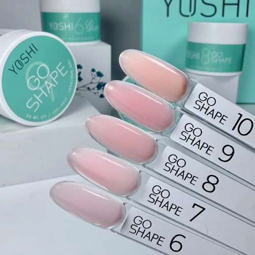 YOSHI Żel Samopoziomujący GO SHAPE UV LED GEL No8<b> 50ml</b>