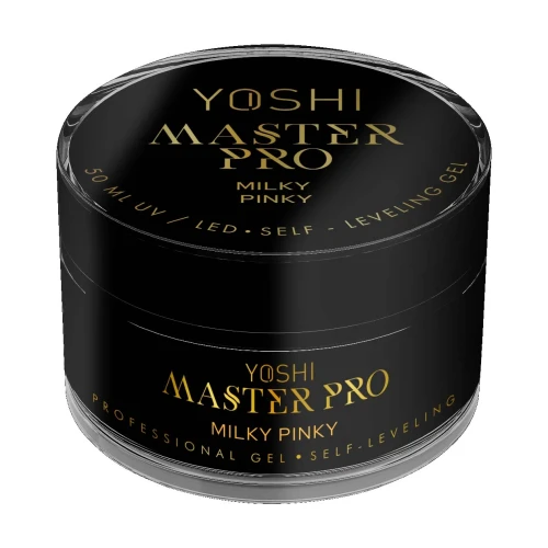 YOSHI Żel Samopoziomujący Master PRO Gel UV LED Milky Pinky<b>50 ml</b>