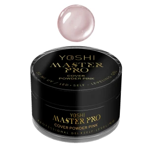 YOSHI Żel Samopoziomujący Master PRO Gel UV LED Cover Powder Pink 50 ml