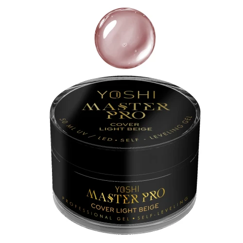 YOSHI Żel Samopoziomujący Master PRO Gel UV LED Cover Light Beige <b>50 ml</b>