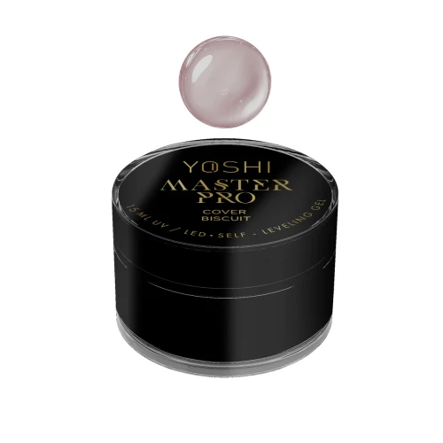 YOSHI Żel Samopoziomujący Master PRO Gel UV LED Cover Biscuit <b>15 ml</b>