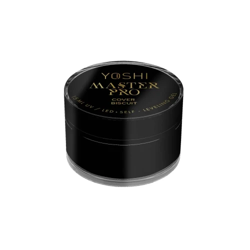YOSHI Żel Samopoziomujący Master PRO Gel UV LED Cover Biscuit <b>15 ml</b>
