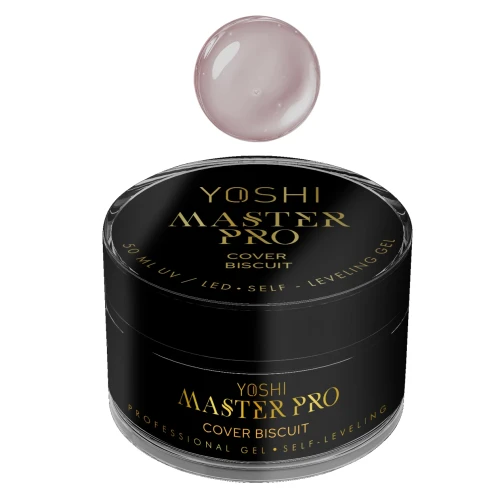 YOSHI Żel Samopoziomujący Master PRO Gel UV LED Cover Biscuit <b>50 ml</b>