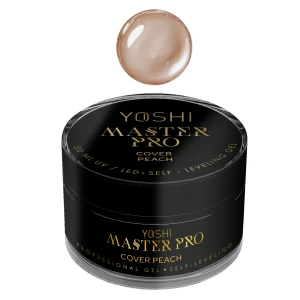 YOSHI Żel Samopoziomujący Master PRO Gel UV LED Cover Peach 50 ml