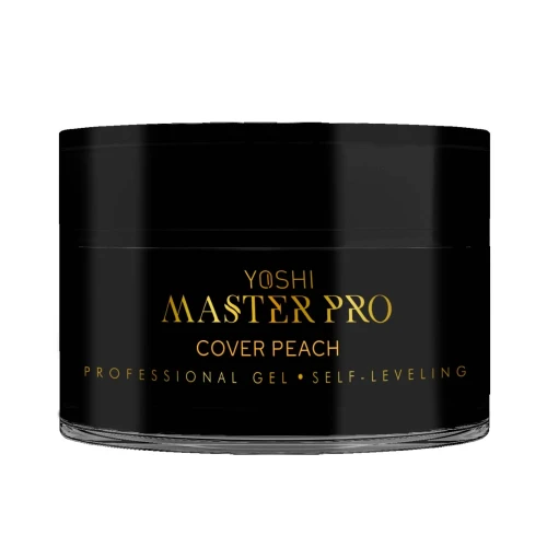 YOSHI Żel Samopoziomujący Master PRO Gel UV LED Cover Peach <b>50 ml</b>