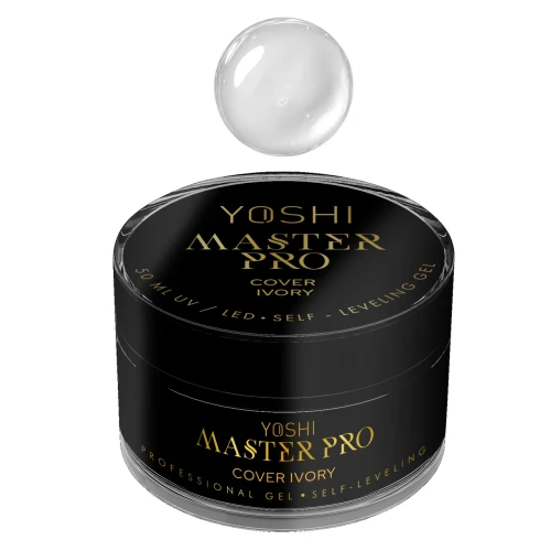 YOSHI Żel Samopoziomujący Master PRO Gel UV LED Cover Ivory <b>50 ml</b>