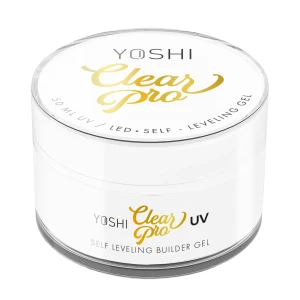 YOSHI Żel Clear PRO Gel UV LED Self Leveling 50 ml