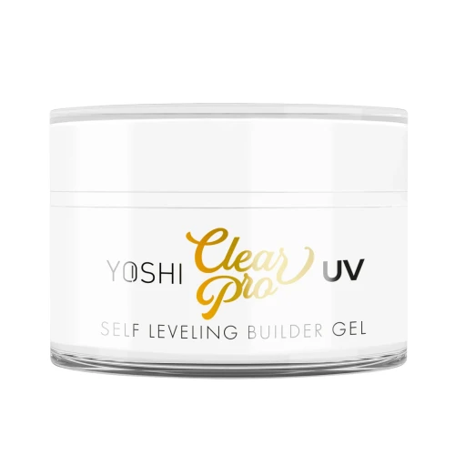 YOSHI Żel Clear PRO Gel UV LED Self Leveling <b>50 ml</b>