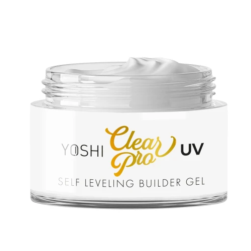 YOSHI Żel Clear PRO Gel UV LED Self Leveling <b>50 ml</b>