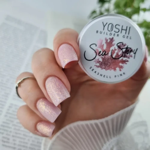 YOSHI Żel SEA STORY GEL UV LED Seashell Pink <b>15 ml</b>