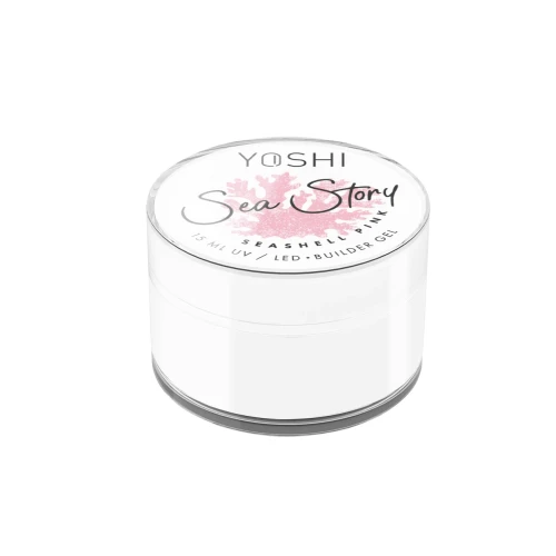 YOSHI Żel SEA STORY GEL UV LED Seashell Pink <b>15 ml</b>