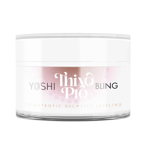 YOSHI Żel Samopoziomujący Thixo PRO Gel UV LED Bling  <b>50 ml</b>