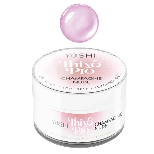 YOSHI Żel Samopoziomujący Thixo PRO Gel UV LED Champagne Nude <b>50 ml</b>
