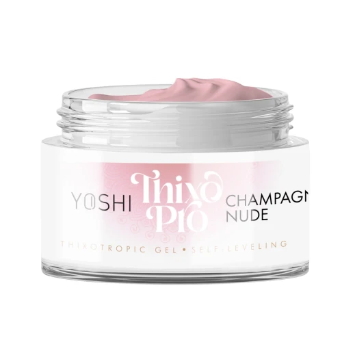 YOSHI Żel Samopoziomujący Thixo PRO Gel UV LED Champagne Nude <b>50 ml</b>
