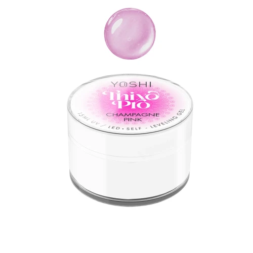 YOSHI Żel Samopoziomujący Thixo PRO Gel UV LED Champagne Pink <b>15ml</b>