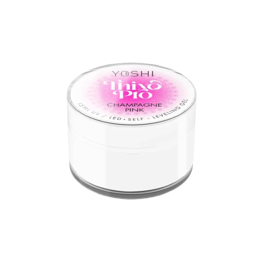 YOSHI Żel Samopoziomujący Thixo PRO Gel UV LED Champagne Pink <b>15ml</b>