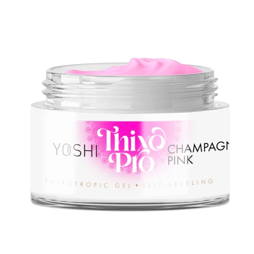 YOSHI Żel Samopoziomujący Thixo PRO Gel UV LED Champagne Pink <b>50 ml</b>