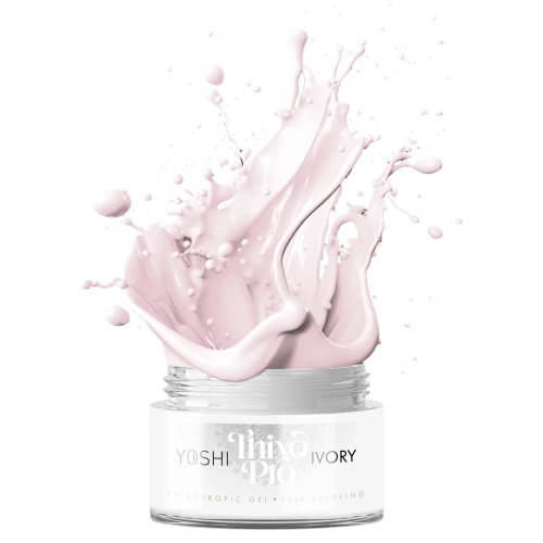 YOSHI Żel Samopoziomujący Thixo PRO Gel UV LED Ivory <b>50ml</b>