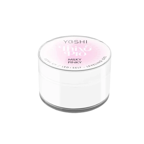 YOSHI Żel Samopoziomujący Thixo PRO Gel UV LED Milky Pinky <b>15ml</b>