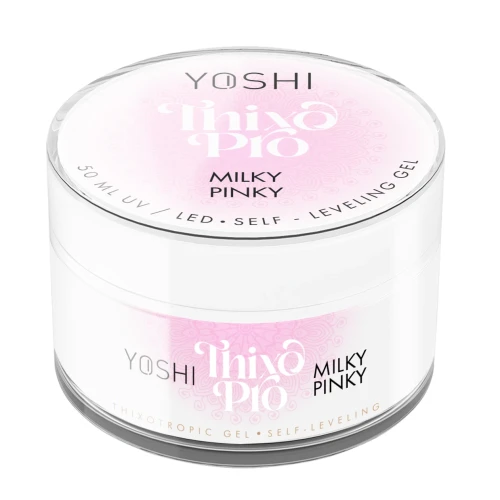 YOSHI Żel Samopoziomujący Thixo PRO Gel UV LED Milky Pinky <b>50ml</b>