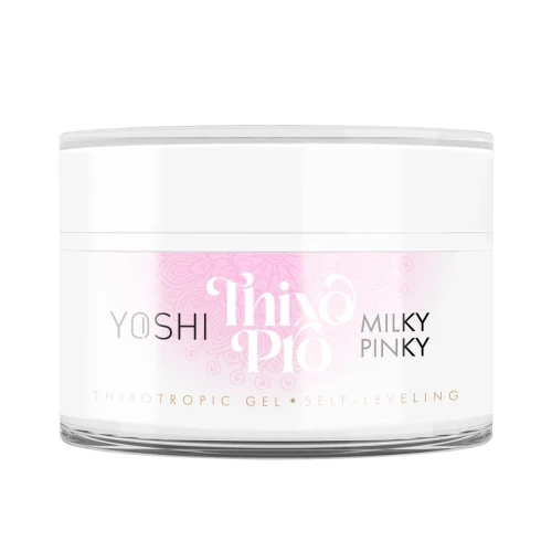 YOSHI Żel Samopoziomujący Thixo PRO Gel UV LED Milky Pinky <b>50ml</b>