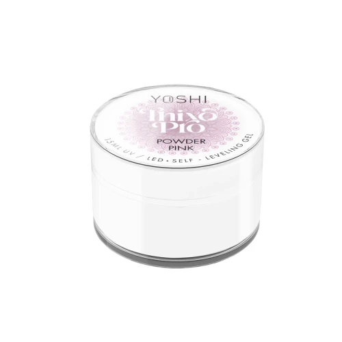 YOSHI Żel Samopoziomujący Thixo PRO Gel UV LED Powder Pink <b>15ml</b>