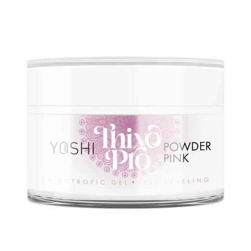 YOSHI Żel Samopoziomujący Thixo PRO Gel UV LED Powder Pink <b>50ml</b>