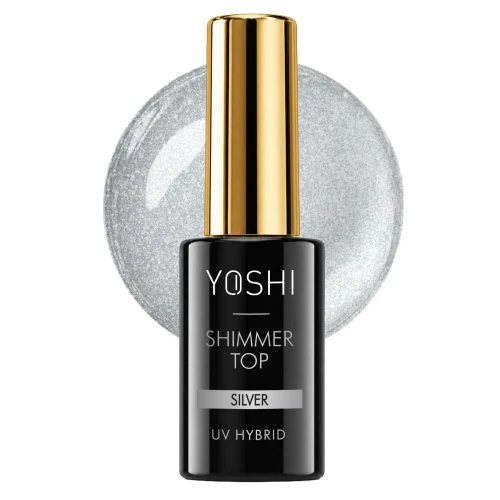 YOSHI Top UV LED Shimmer Silver 10 ml