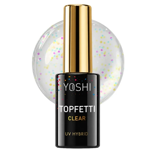 YOSHI UV Hybrid Topfetti Clear 10 ml