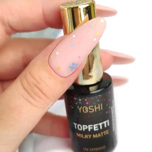 YOSHI UV Hybrid Topfetti Milky Matte 10 ml