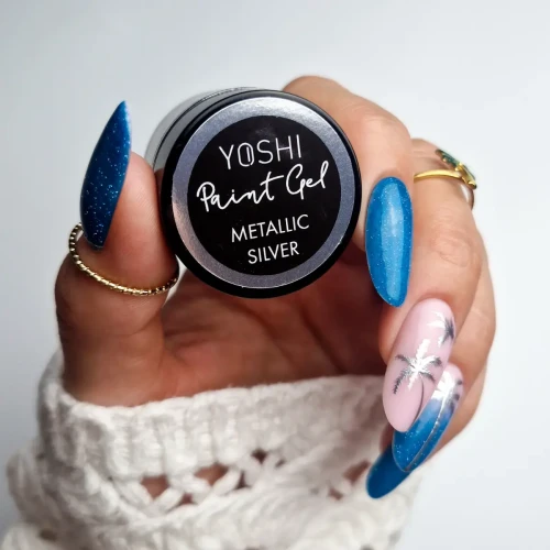 YOSHI Paint Gel UV LED 5 ml – Metallic Silver